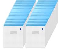 Feifeiya 150 Pcs 3D Filament Storage Bags Vacuum Sealed Kit, Include 100 Reusable 3D Printer Filament Vacuum Storage Bags 15 x 13 Inch and 50 Cobalt Free Humidity Indicator Cards for Keeping Files Dry