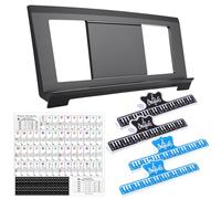 Feifeiya Music Sheet Stand, Music Rest Compatible with Yamaha PSR/YPT/KB/P Series, Keyboard Score Stand Set Includes 4 Book Clip, Piano Keyboard Stickers for 37-88 Key Models