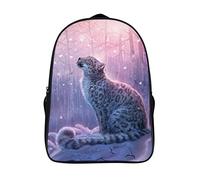 FEIGENBAOMU Teen fashion backpack Snow Leopard Kids Children School Backpack Teenagers Boys Girls School Backpack Children School Bags (40x28x16cm) cool backpack