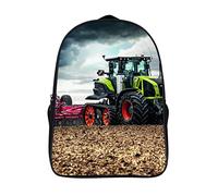 FEIGENBAOMU Unisex school bag Art Tractor Teen fashion backpack Casual backpack boy girl backpack teen school bag （40x28x16cm） 3D Cool backpack, Style-18