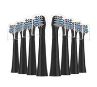 FEIHEAD Replacement Toothbrush Heads for Colgate Hum Connected Smart Battery Electric Toothbrush Head 8 Pack Black