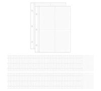 FEIHS 100 Pcs Trading Card Sleeves, Transparent Trading Card Sleeves, Collector Sleeves, for Daily Use, Presentations, Project Management, Office Work and Various Other Scenarios