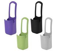 FEIHS 4 Pcs Universal Cup Holder, Silicone Drink Holder, Bike Water Bottle Holder, for Rollator, Bike, Wheelchair, Mountain Bike, Scooter, Golf Cart，electric scooters, tricycles