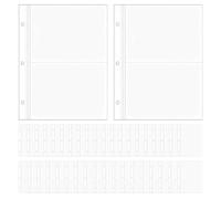 FEIHS 40 Pcs Trading Card Sleeves, Transparent Trading Card Sleeves, Collector Sleeves, for Daily Use, Presentations, Project Management, Office Work and Various Other Scenarios