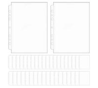 FEIHS 40 Pcs Trading Card Sleeves, Transparent Trading Card Sleeves, Collector Sleeves, for Daily Use, Presentations, Project Management, Office Work and Various Other Scenarios