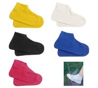 FEIHS 5 Pairs Slip Resistant Shoe Cover,for commuting in the rain
