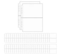 FEIHS 50 Pcs Trading Card Sleeves, Transparent Trading Card Sleeves, Collector Sleeves, for Daily Use, Presentations, Project Management, Office Work and Various Other Scenarios