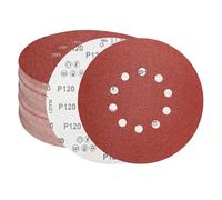 FEIHU 15 PCS 225mm Sanding Disc 10 Holes 120 Grit for Drywall Sander | Sandpaper Hook and Loop Discs 9 inch Sanding Pads for Long Neck