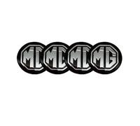 FEIHUAJIANIAN 4 Pcs Car Wheel Center Cap Stickers for MG 3 Hybrid+ 2024-56mm, Centre Sticker Badge Logo Easy Install for Car Enthusiasts & Daily Drivers