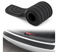 FEIHUAJIANIAN Car Rear Bumper Protector for Volvo XC60 2018 2019 2020 2021 2022 2023 2024, Flexible Rear Rubber Bumper Protector Car Trunk Door Sill Edge Protector Strip,A-7 * 90cm