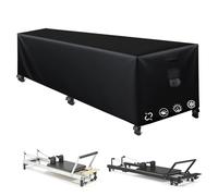 FEIJAZUM Reformer Protective Cover, 101" Wx31 Dx23 H, 600D Oxford Waterproof for Pilates Reformer, with 6 Straps and Storage Bag, Dustproof UV Resistant