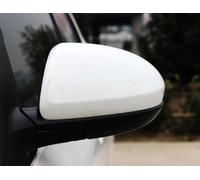 FEILIDAPARTS Side Rearview Mirror Cover Wing Mirror Cap painted Compatible with MAZDA 2 3 6 2008-2013 (LEFT IN SUPER WHITE)