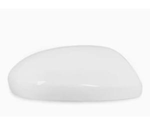 FEILIDAPARTS Side Rearview Mirror Cover Wing Mirror Cap painted Compatible with MAZDA 2 3 6 2008-2013 (RIGHT IN SUPER WHITE)