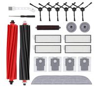 Feilifan 24 PCS Accessories Kit for Roborock S8 MaxV Ultra/ S8 Max Ultra Robot Vacuum Cleaner, Replacement Parts Main Brush, Side Brush, Washable Filter, Mop Cloths, Dust Bags