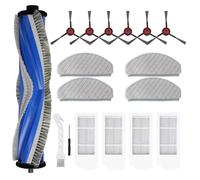 Feilifan Accessories Kit for ECOVACS DEEBOT N20/ N20 PLUS/ N20 PRO PLUS Robot Vacuum, Replacement Parts Main Brush, Side Brush, Filter, Mop pads (16 PCS)