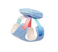 feiling Dog Harness with Small Backpack Pet Chest Harness Adjustable Puppy Harness for Small and Medium Dogs (Blue, L: for 7.5 kg-15 kg)