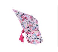 feiling Pet Hat Retro Style for Cats Puppies Costume Accessories Sunbonnet Small Dogs Headgear Flower Print Sun Hat Adjustable Hat with Ear Holes (Pink Flowers, M)