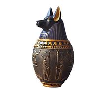 FEILIV Animal Resin Small Pet Urn Bird Dog Pet Urn Cremation Pet Coffin Funeral Ancient Egyptian Retro Modeling Animal Urn(1)