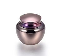 FEILIV Pure Handcraft Mini Cremation Urns Pet Human Memorial Stainless Steel Keepsake Jar 41 * 41mm Animal Urn(3)