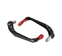 FEILIVCI Replacement Parts Universal 7/8" Motorcycle Handlebar Handguard Protecter Brake Lever Clutch Guard for Scooter ATV Mountain Bike Hand Guard Modification Parts(A Carbon-Red)
