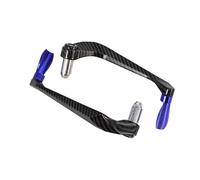 FEILIVCI Replacement Parts Universal 7/8" Motorcycle Handlebar Handguard Protecter Brake Lever Clutch Guard for Scooter ATV Mountain Bike Hand Guard Modification Parts(A Carbon-Blue)