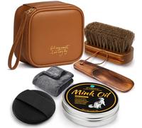 Feilove 4-in-1 Mink Oil Conditioner & Leather Cleaner 3.5 oz - Premium Waterproof Formula for Boots and Shoes, White, 3PCS