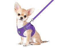 FEimaX Cat Harness & Leash Set - Escape Proof Walking, No Pull Reflective Soft Mesh Puppy Step-in Vest Harness for Small Dogs & Cats