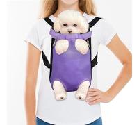 FEimaX Dog Carrier Backpack for Small Medium Cat Puppy, Protable Breathable Lightweight Legs Out Travel Pet Backpack Easy-Fit for Hiking Traveling Pet Front Adjustable Legs Out Rucksack Safety