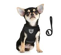 FEimaX Dog Harness and Leash Set, No Pull Reflective Adjustable Pet Vest Harness for Puppy Kitten, Breathable Soft Mesh Fabric, Escape Proof Cat Jacket for Outdoor Walking, Training