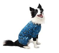 FEimaX Dog Surgery Recovery Suit, Long Sleeve Onesie Female Male Dog Surgical Suit Post Op Spay Bodysuit for Medium Large Dogs Cone E-Collar Alternative Pet Shirt