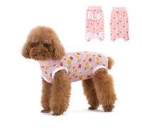 FEimaX Dog Surgery Recovery Suit, Pet Onesie for Female Male Dog Bodysuit Cone E-Collar Alternative, Puppy Surgical Suit for Small Medium Dogs Cats