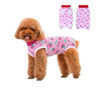 FEimaX Dog Surgery Recovery Suit, Pet Onesie for Female Male Dog Bodysuit Cone E-Collar Alternative, Puppy Surgical Suit for Small Medium Dogs Cats