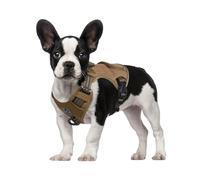 FEimaX Tactical Dog Harness No Pull Adjustable Reflective Pet Molle Vest for Small Medium Large Dogs Breathable Harness with Handle and Zip Pouch for Walking Training