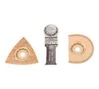 Fein 3 Piece Tiling Starlock Oscillating Multi Tool Tile Blade Set