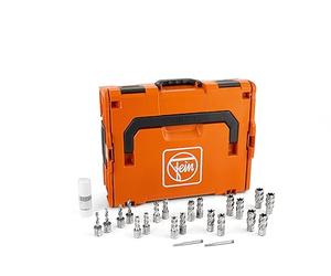 Fein 33901680430 User Set with HSS Core Drills KBC 36 Magforce Truck Frame Set (Accessories for Core Drills with L-Boxx, HSS Drill, Includes Twist Drill, Centring Pins)