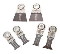 FEIN Best of E-Cut StarlockPlus Wood & Metal 6 E-Cut Plunge Cutting Blades for Wood and Metal Cutting Operations, Starlock Plus Fitting.