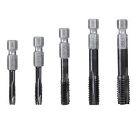 Fein 63110046010 Tap Set M8 M10 M12 M14 M16 HSS 5 pcs Taps & Dies