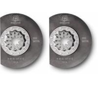 FEIN 63502106220 SL Segment HSS D85 Saw Blade, 0 V, Multi-Colour, 8 Inches (Pack of 2)