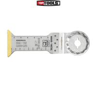 FEIN LongLife E-Cut Bimetal Long Life Deep Cut Blade, Pack of 1, Width 42 mm, Length 78 mm, StarlockMax Attachment, Titanium Coated Bi-Metal Blade