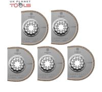 Fein 63502216230 Starlock Diamond Segmented Blade SL 75 x 1.2 mm Pack of 5