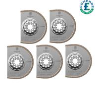 Fein 63502216230 Starlock Diamond Segmented Blade SL 75 x 1.2 mm Pack of 5