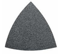 FEIN 63717081018 Triangle G40 Sanding Sheet, Multi-Colour | Aluminum Oxide, Full Resin Bond, Multi-Material Use, Unperforated, 40 Grit, 3-1/8" Edge Length, 50-Pack, 63717081018