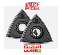 FEIN 63806129220 STARLOCK Triangular Sanding Pads - Pack of 2
