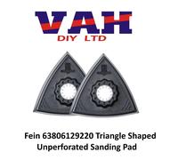 FEIN 63806129220 STARLOCK Triangular Sanding Pads - Pack of 2