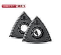 FEIN 63806129220 STARLOCK Triangular Sanding Pads - Pack of 2