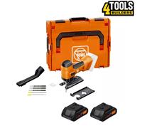 Fein 71360561000 18V AMPShare Cordless Jigsaw With 2 x 4.0Ah Batteries