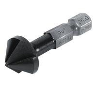 Fein 90° Countersink 25.0 mm (M12), Heat Resistant up to 800 Degrees, Made of Robust HSS Material, for Working with Hand-Held Impact Wrenches, 63901082010
