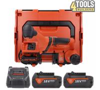Fein ABAS 18-63 AS 18V Band Saw 63.5 mm With 2 x 5.0Ah Batteries, Charger & Case
