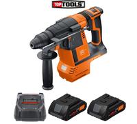 Fein ABH 18-26 AS 18V Brushless SDS+ Hammer Drill + 2 x 4Ah Batteries & Charger