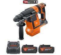 Fein ABH 18-26 AS 18V Brushless SDS+ Hammer Drill + 2 x 5Ah Batteries & Charger